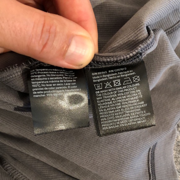 H&M The Ribbed Midi Dress in Grey, size Medium - Picture 10 of 16